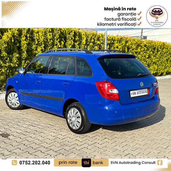 Skoda Fabia 1.4 Benzină 2010 - 90 CP, 191.000 km - Garanție 12 luni