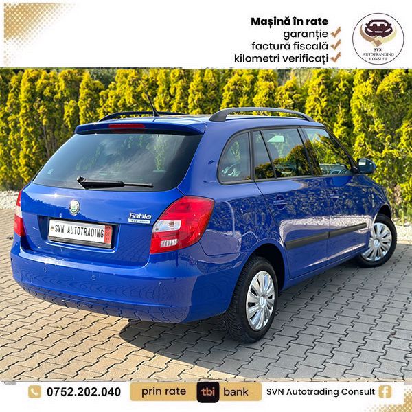 Skoda Fabia 1.4 Benzină 2010 - 90 CP, 191.000 km - Garanție 12 luni